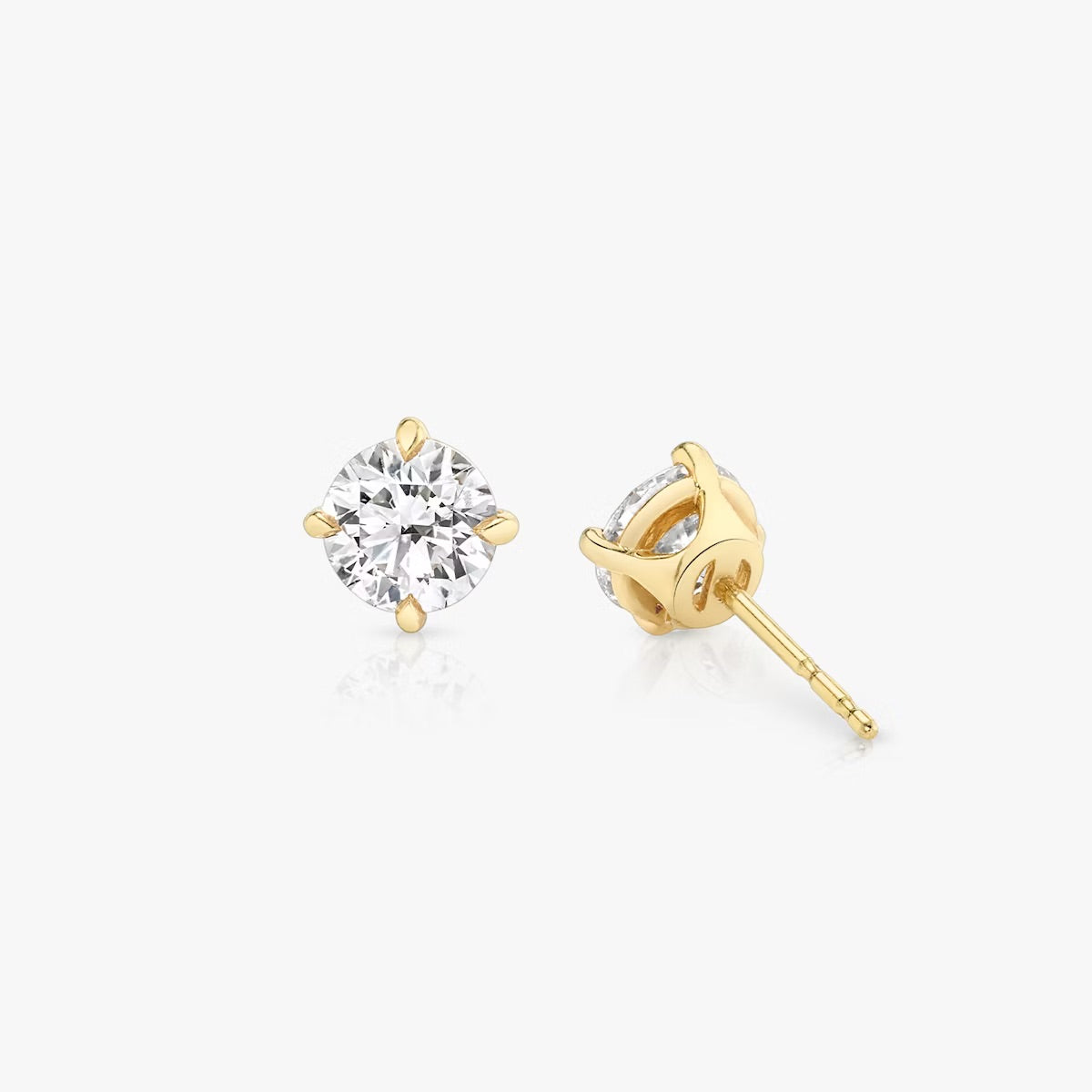 Round Solitaire Stud