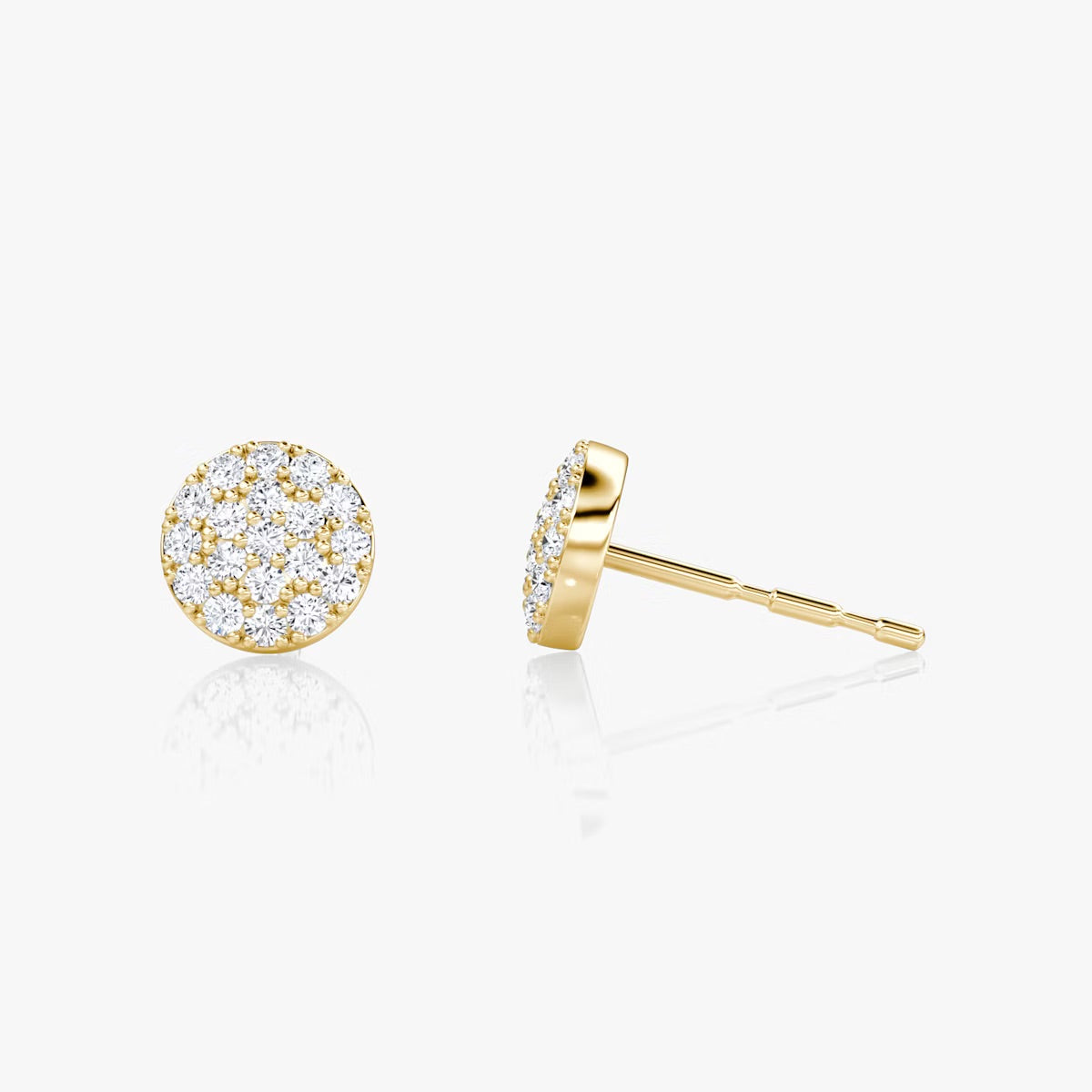 Pave Stud Earrings