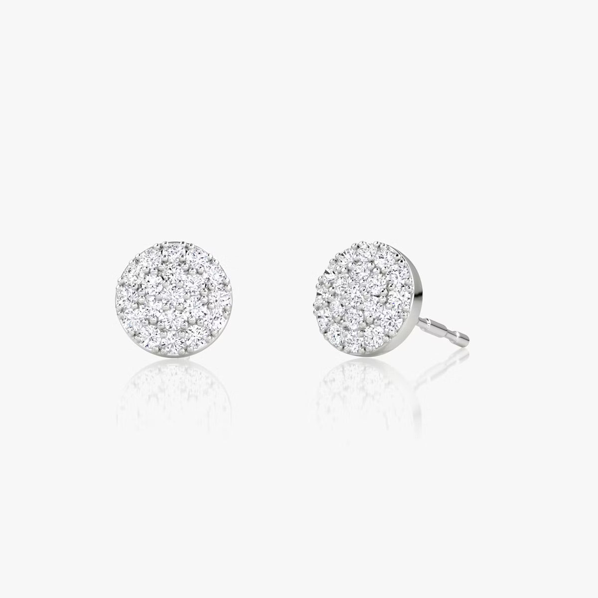 Pave Stud Earrings
