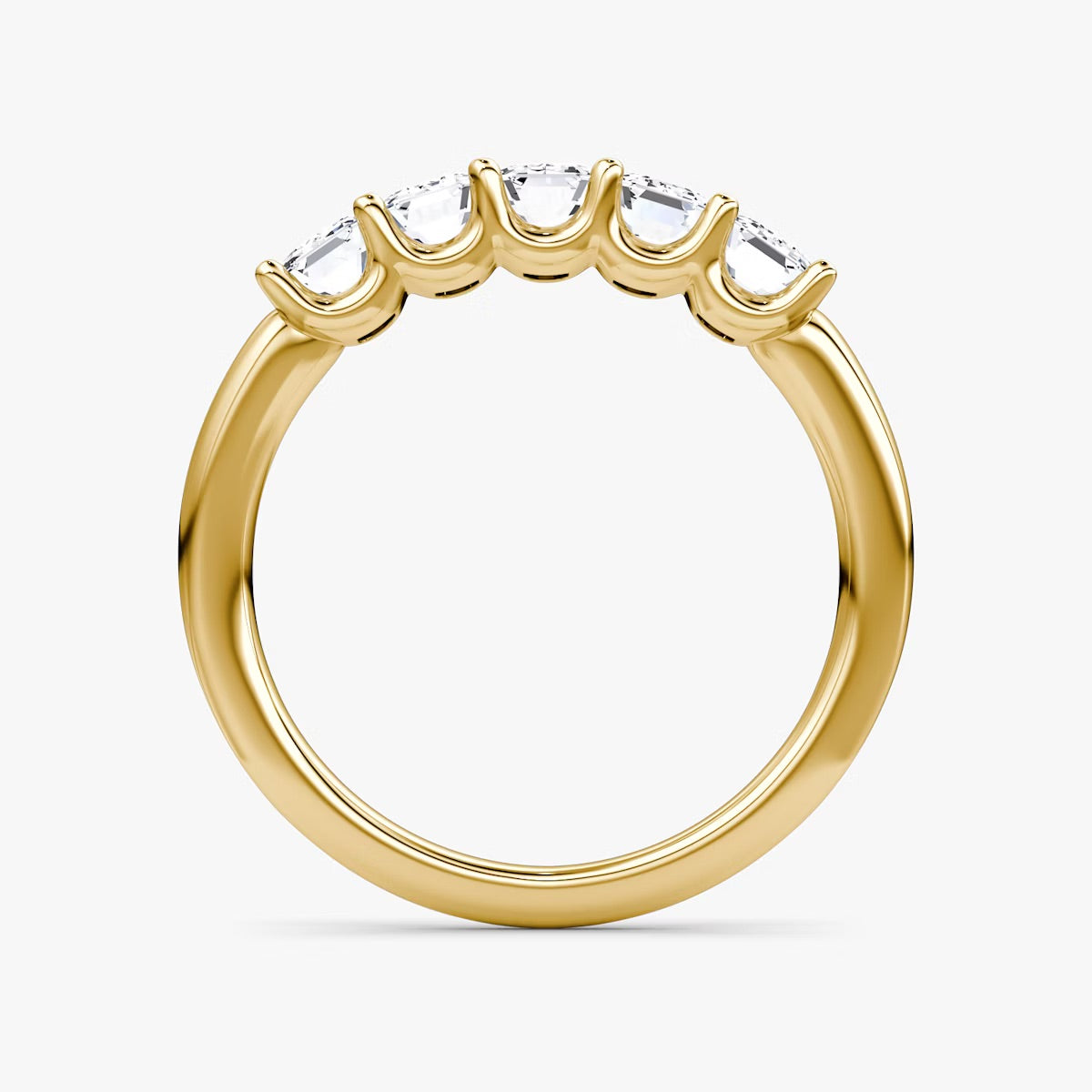 Five Stone Emerald Ring