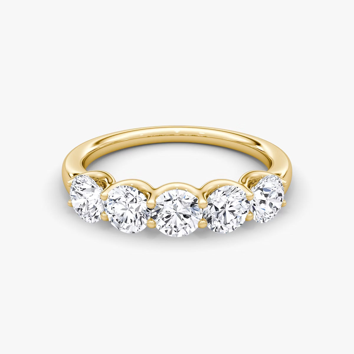 Five Stone Round Ring