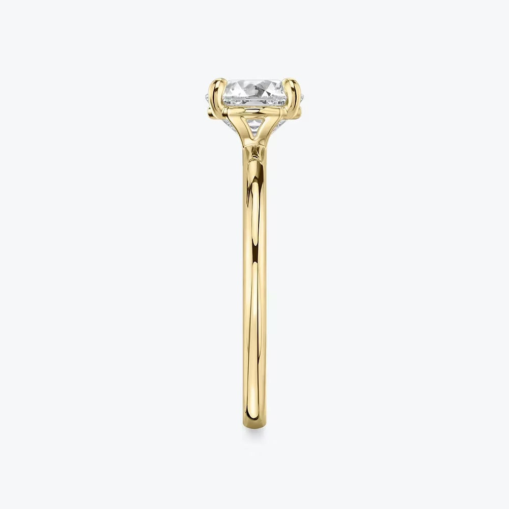 Asscher Solitaire Ring