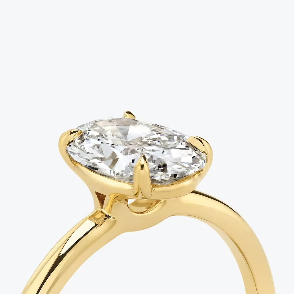 Oval Solitaire Ring