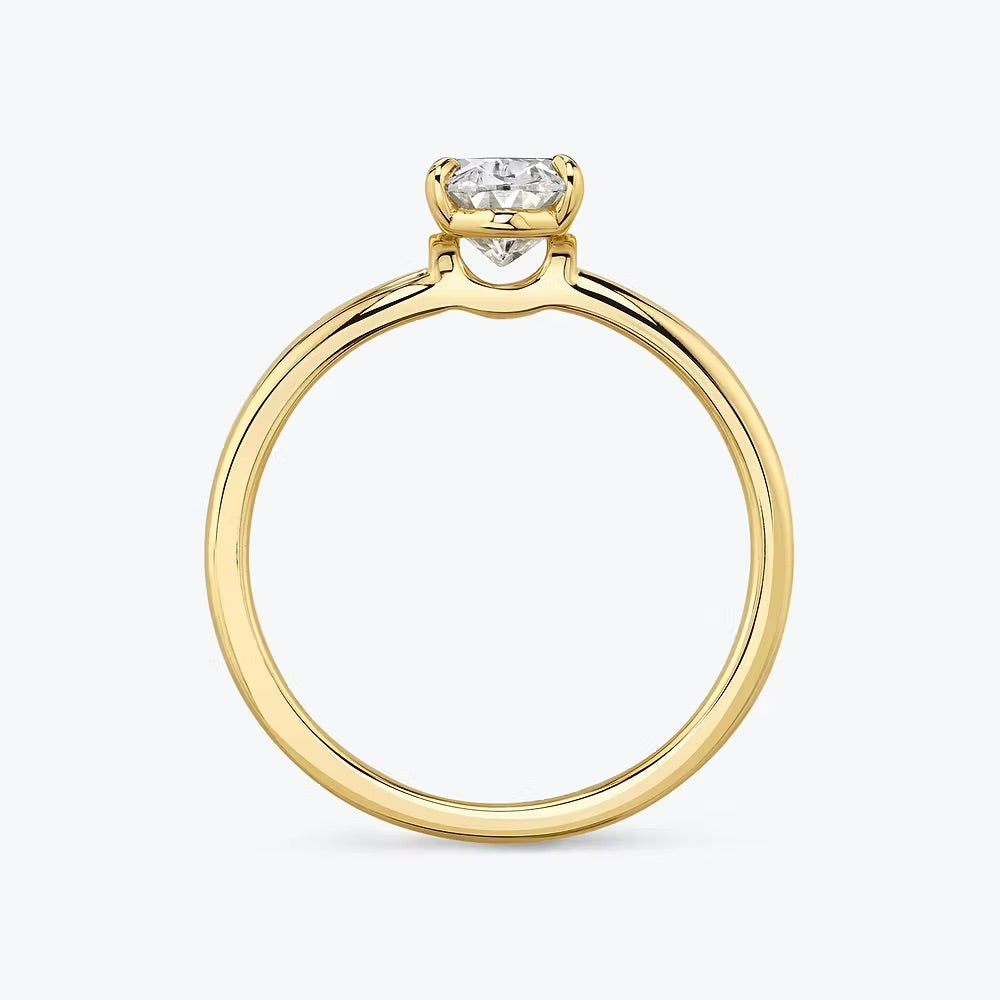 Oval Solitaire Ring