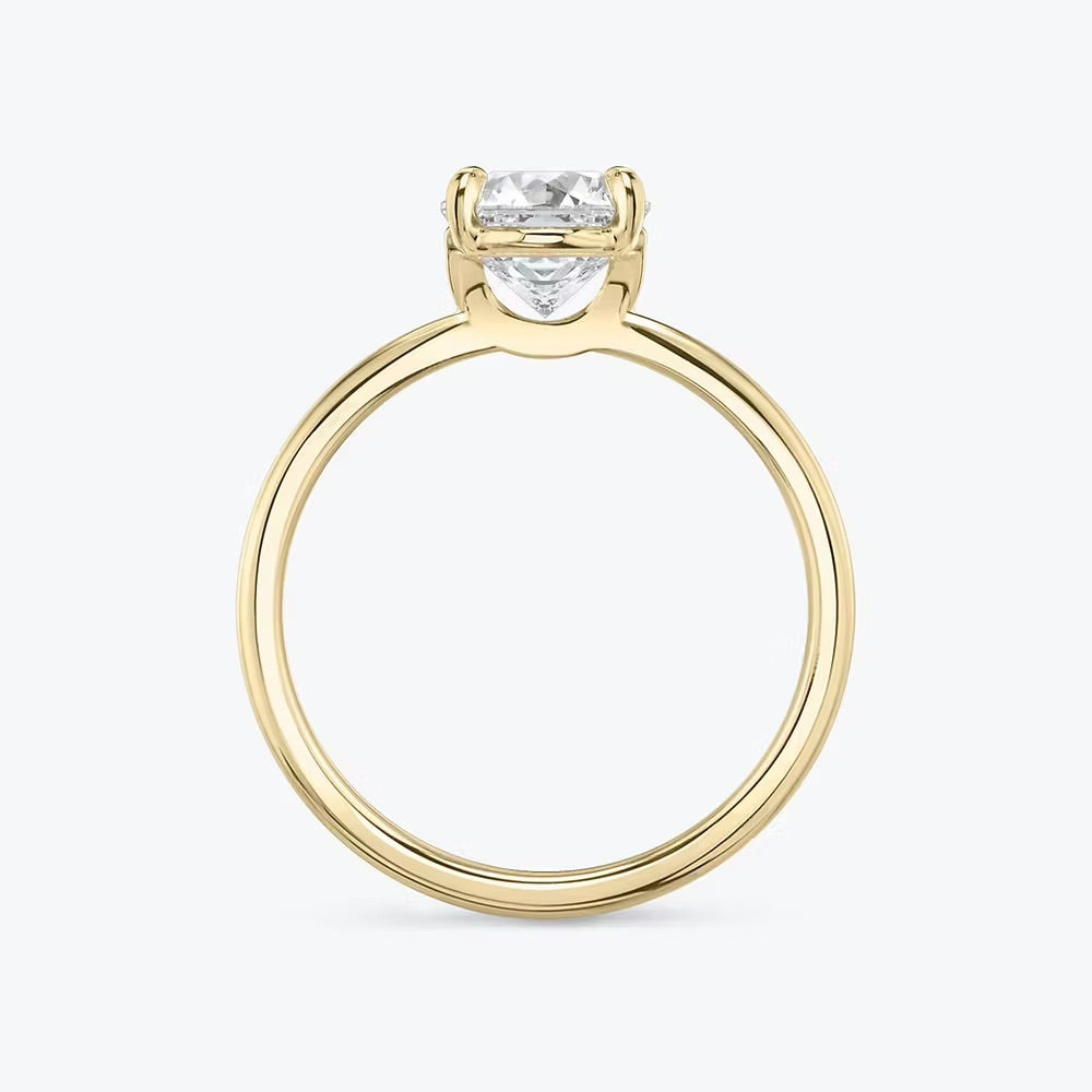 Asscher Solitaire Ring