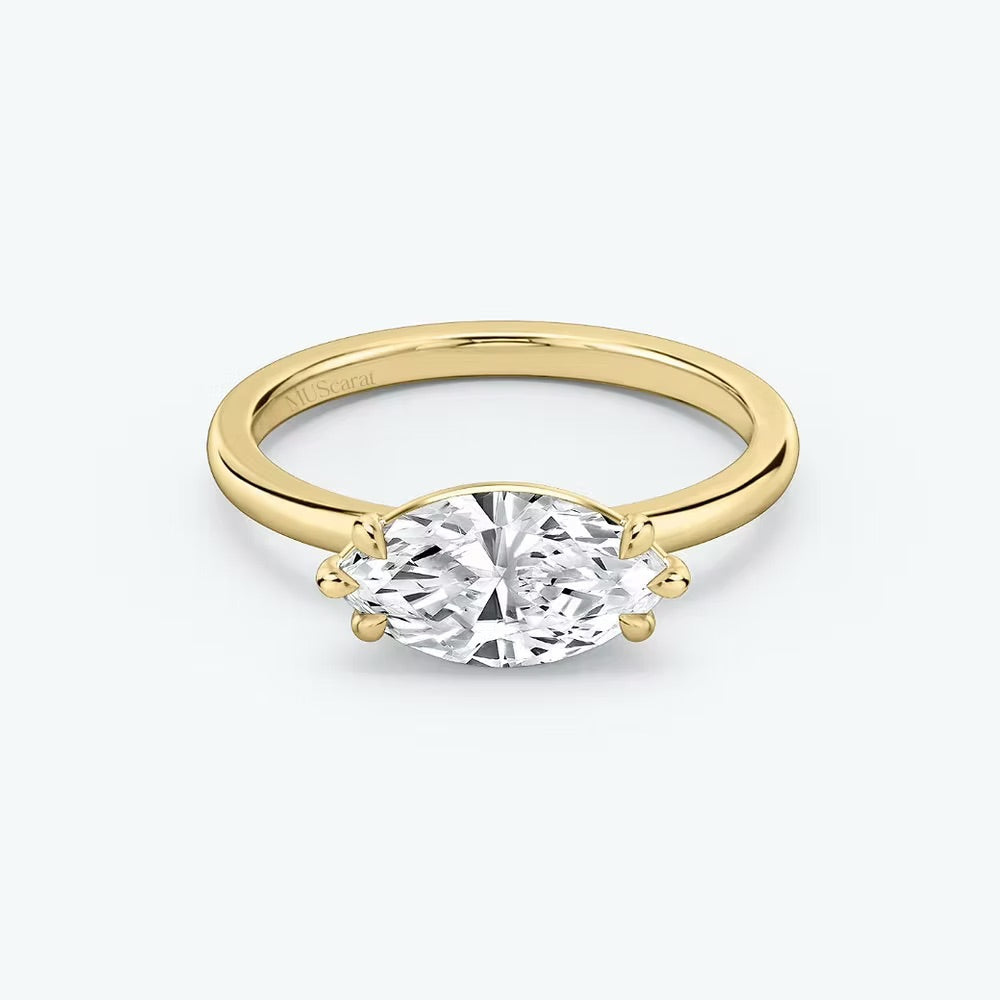 Marquise Solitaire Ring