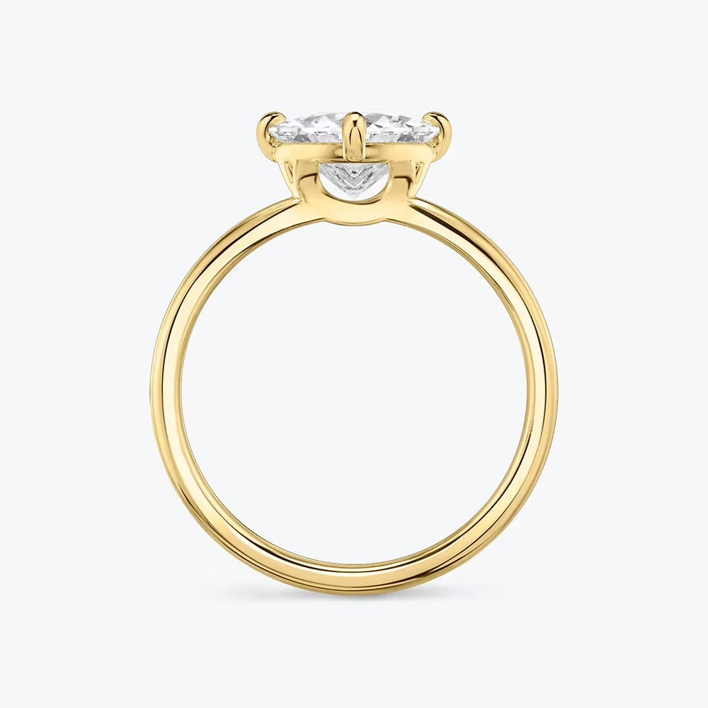 Trillion Solitaire Ring