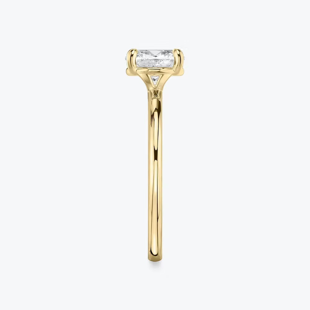 Cushion Solitaire Ring