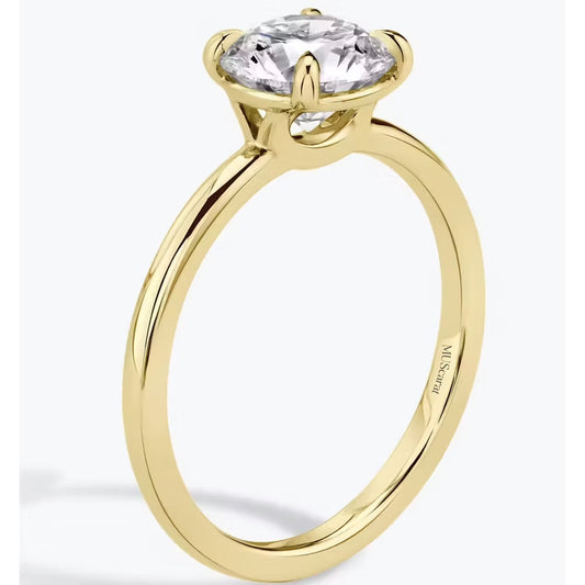 Cushion Solitaire Ring