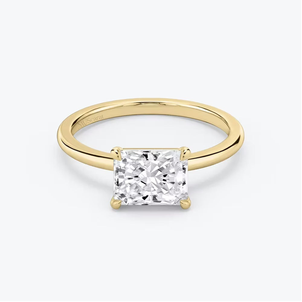 Radiant Solitaire Ring