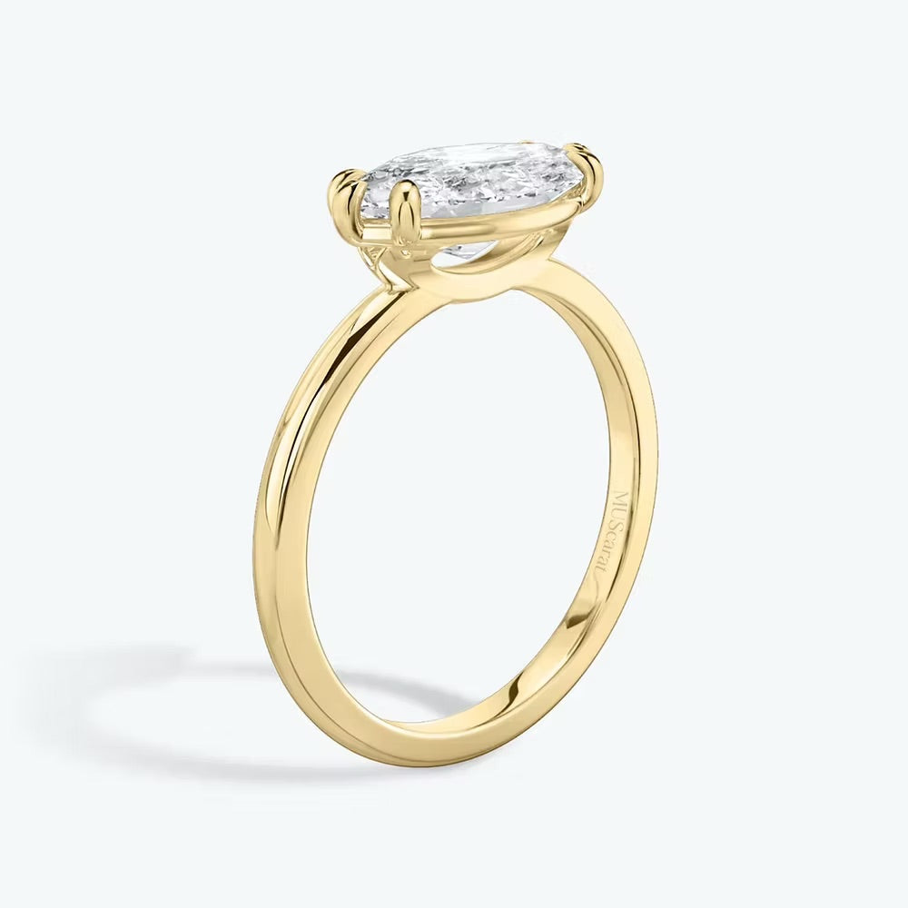 Marquise Solitaire Ring