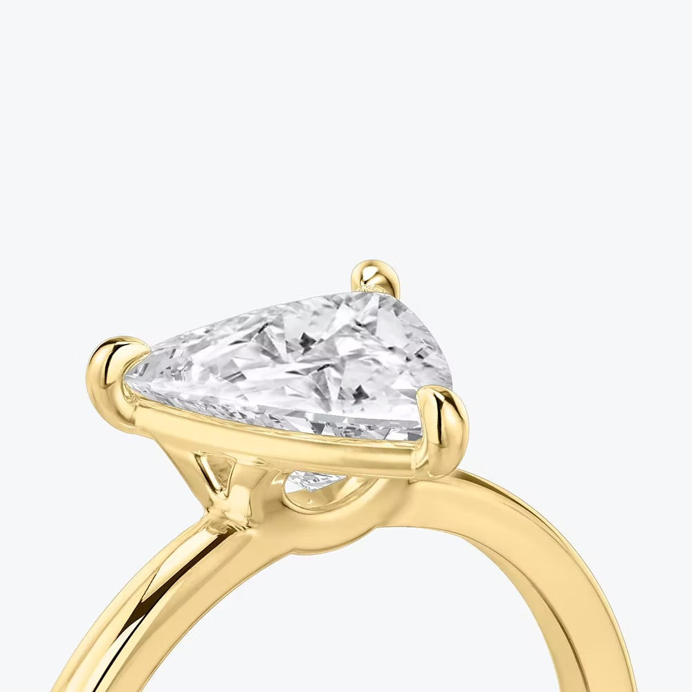 Trillion Solitaire Ring