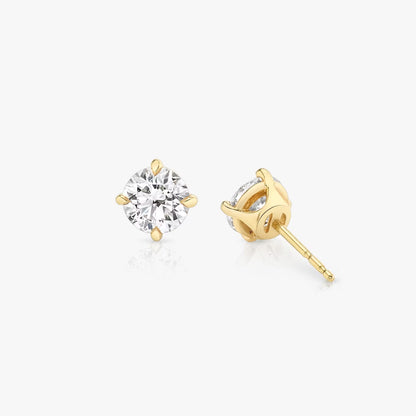 Round Solitaire Stud
