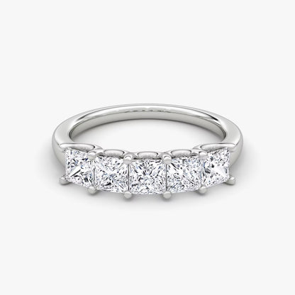 Five Stone Princess Ring