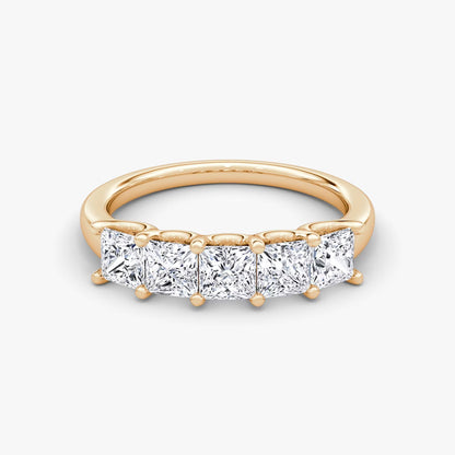 Five Stone Princess Ring