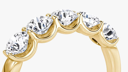 Five Stone Round Ring