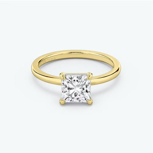 Princess Solitaire Ring
