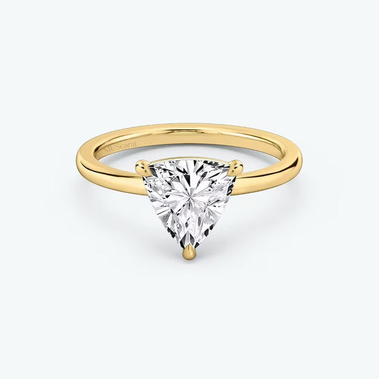 Trillion Solitaire Ring