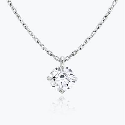 Round Solitaire Pendent
