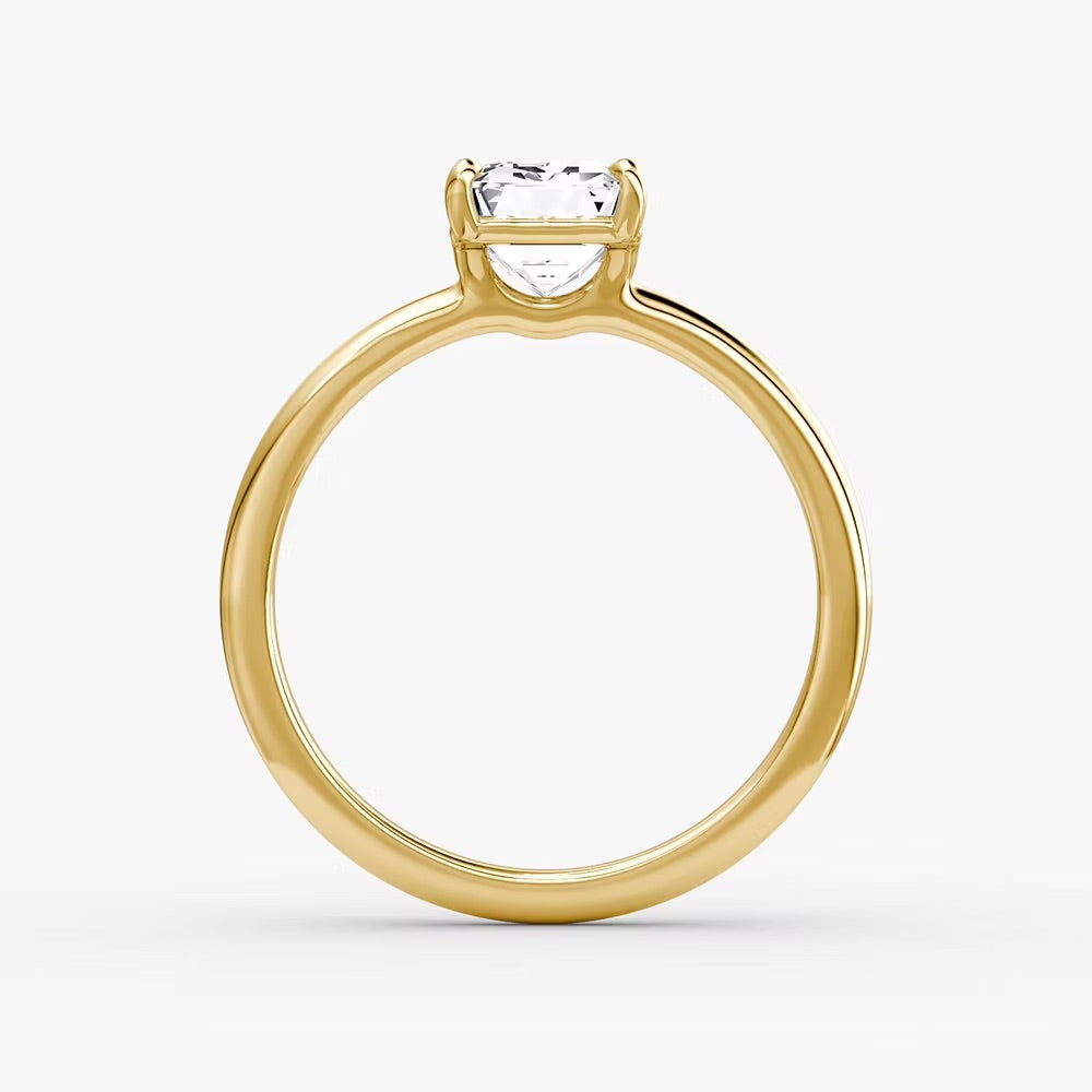 Emerald Solitaire Ring