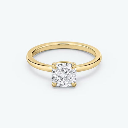 Cushion Solitaire Ring