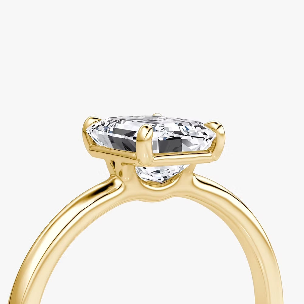 Emerald Solitaire Ring