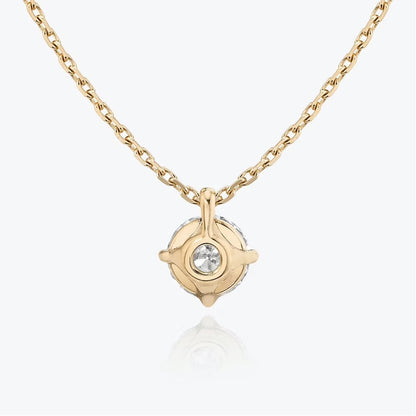 Round Solitaire Pendent
