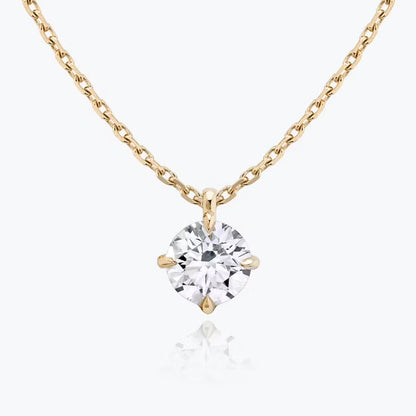Round Solitaire Pendent