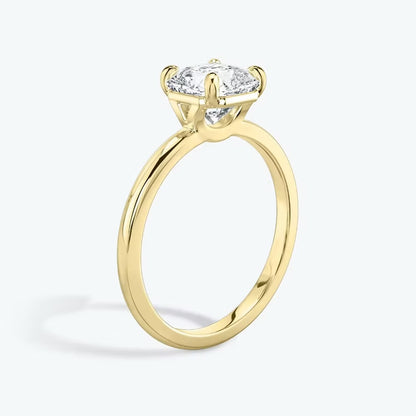 Asscher Solitaire Ring
