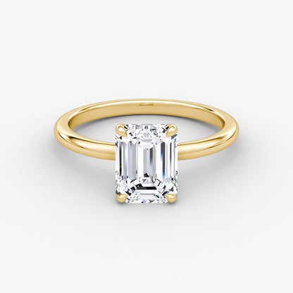 Emerald Solitaire Ring