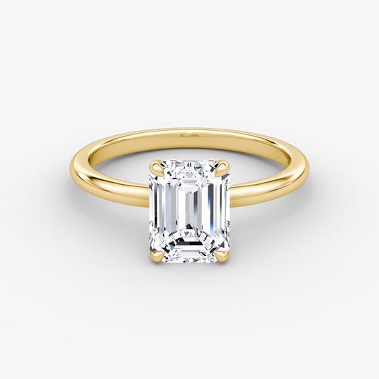 Emerald Solitaire Ring