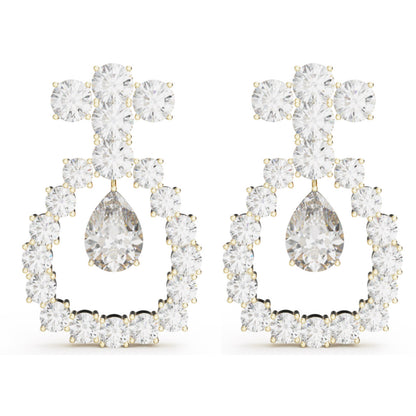 Celeste Halo Pear Drops