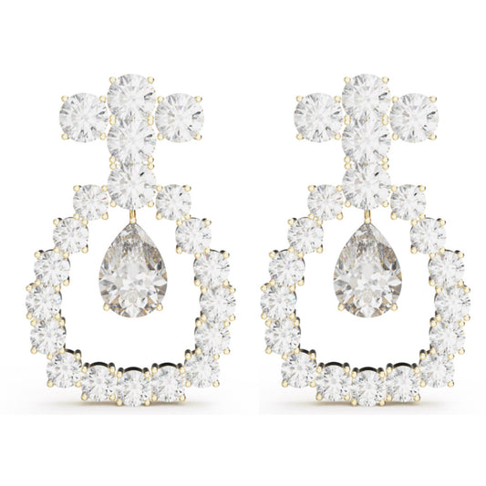 Celeste Halo Pear Drops