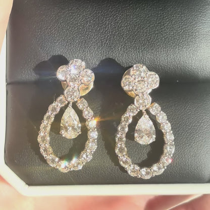 Celeste Halo Pear Drops